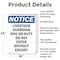 Signmission Livestock Guardian Dog On Duty OSHA Notice Sign, Aluminum, 18in W x 24in L, 2PK OS-2PACK-NS-A-1824-V-14021 - alternate 5